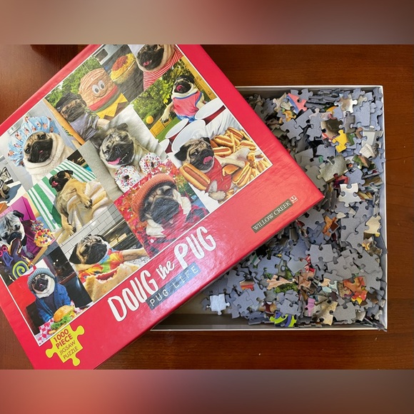 Doug the Pug!! Super cute puzzle 🧩 - Picture 2 of 2